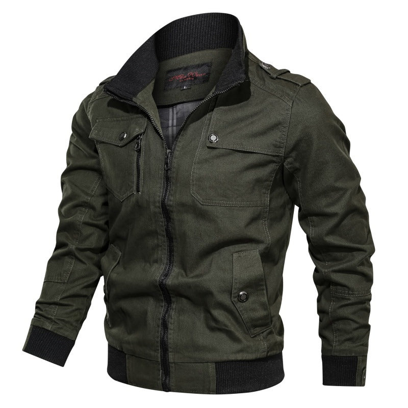 Herren Langarm-Jacke mit Taschen