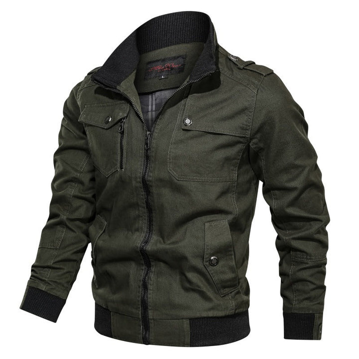 Herren Langarm-Jacke mit Taschen
