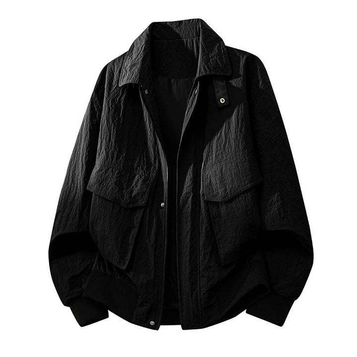 Herren Field-Bomberjacke mit Pattentaschen und Rippbündchen