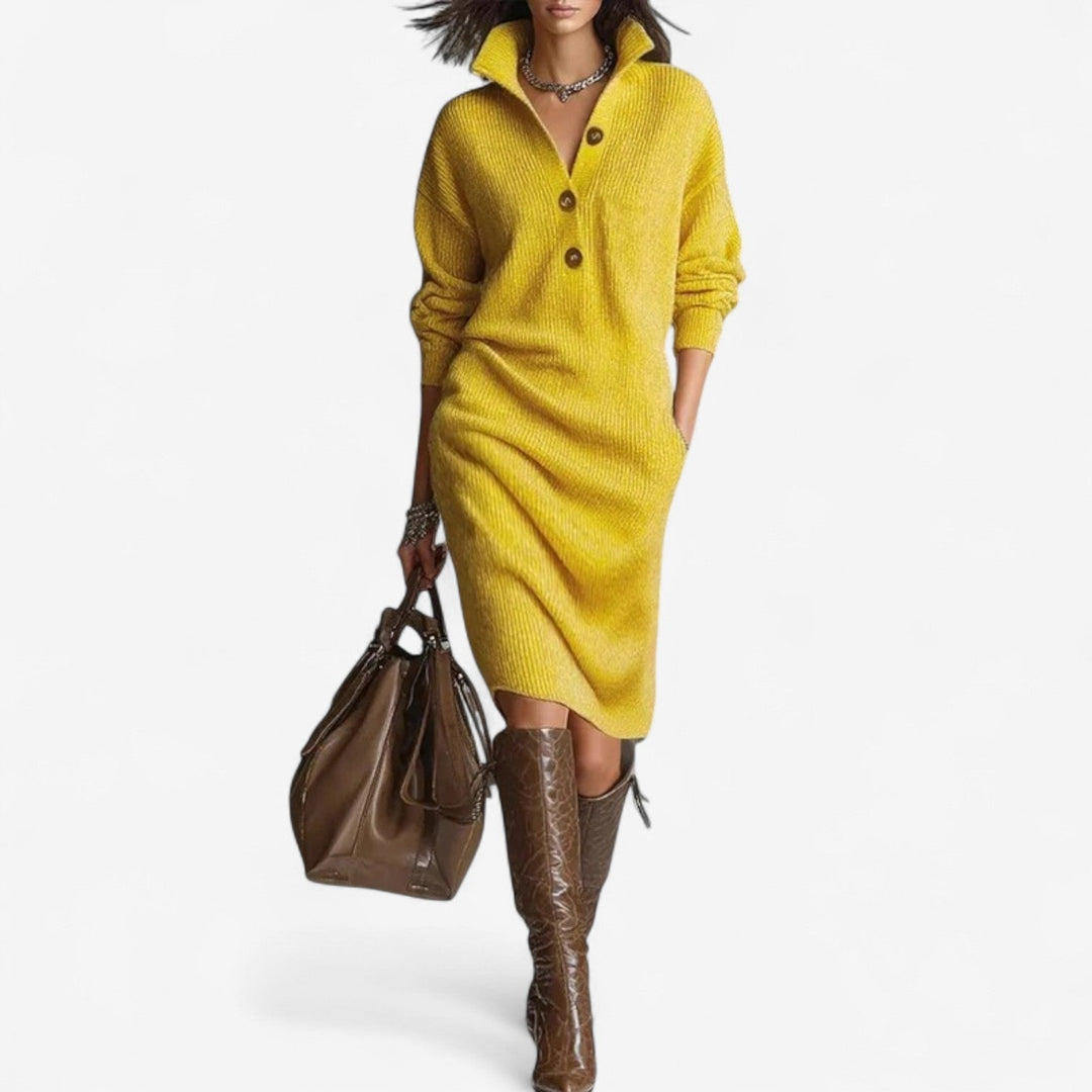 Suzy™ Lässiges Pulli-Kleid