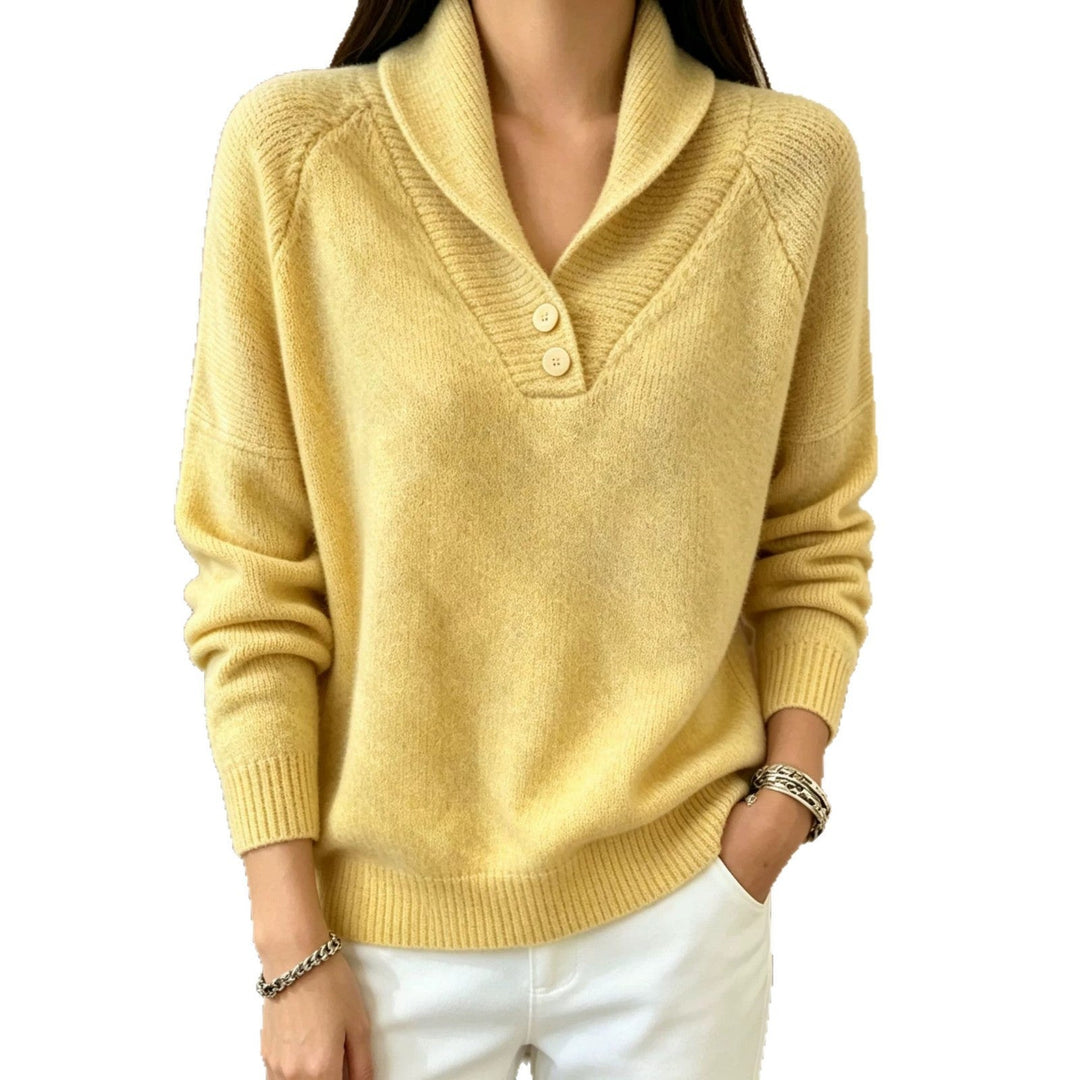Martha | Jersey de manga larga para mujer con botones