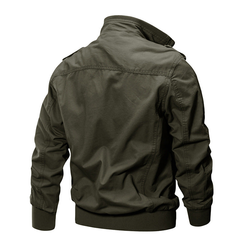 Herren Langarm-Jacke mit Taschen