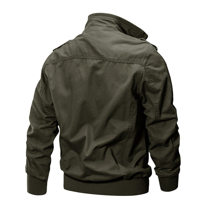Herren Langarm-Jacke mit Taschen