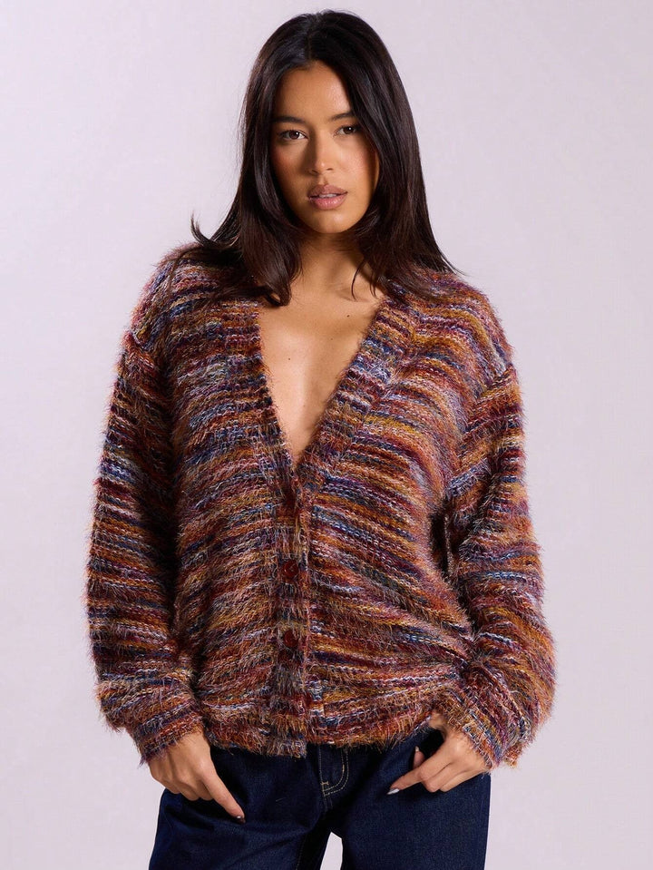 Damen Oversized Langarmpullover