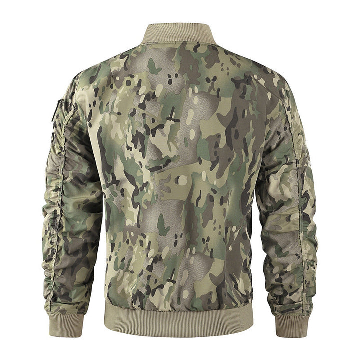 Herren Bomberjacke im Pilotendesign mit Multifunktionstaschen