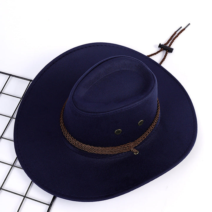 Damen Cowboyhut mit Kordelzug für Outdoor-Aktivitäten