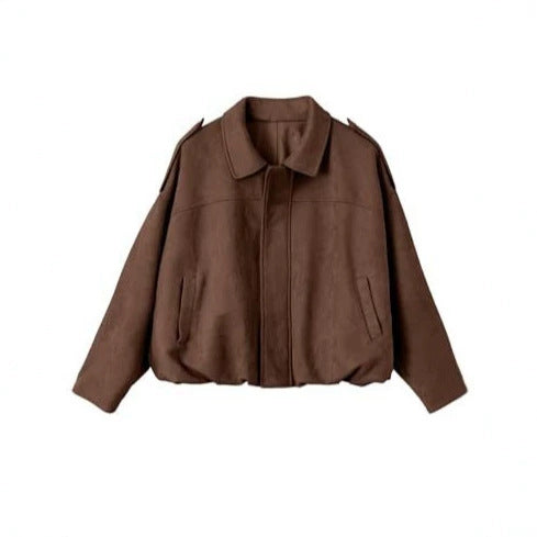 Damen Oversized Jacke mit praktischen Taschen