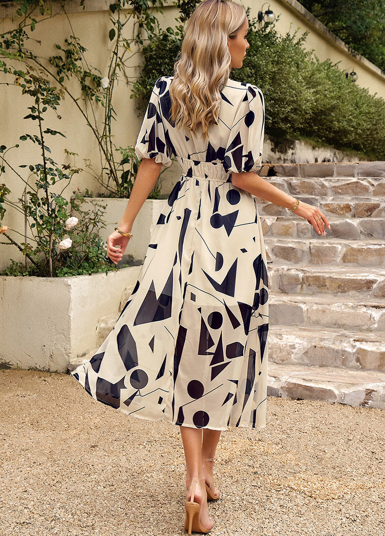 Flore - Elegantes Kleid mit Blumenmuster