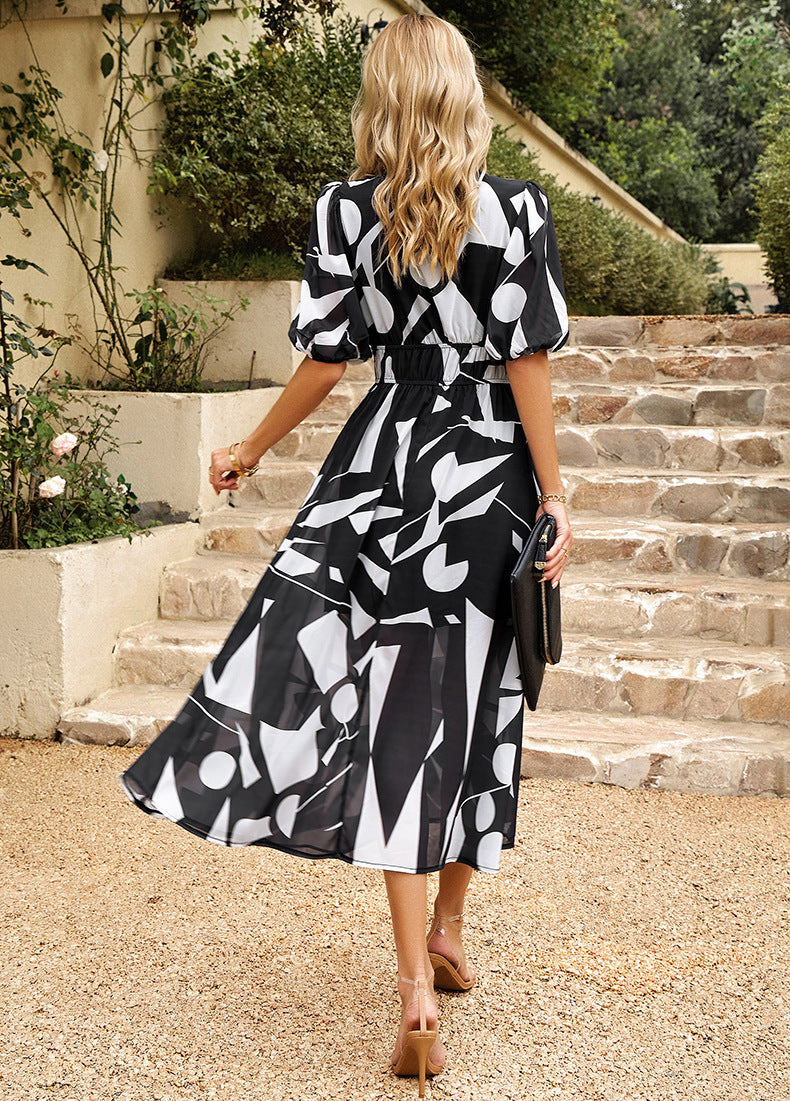 Flore - Elegantes Kleid mit Blumenmuster