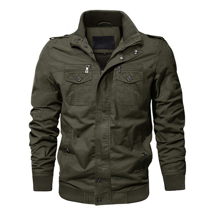Herren Langarm-Jacke mit Taschen