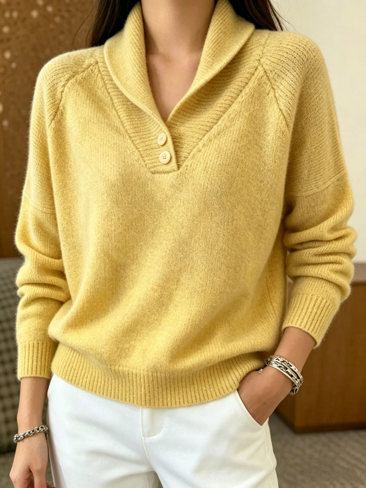 Martha | Jersey de manga larga para mujer con botones