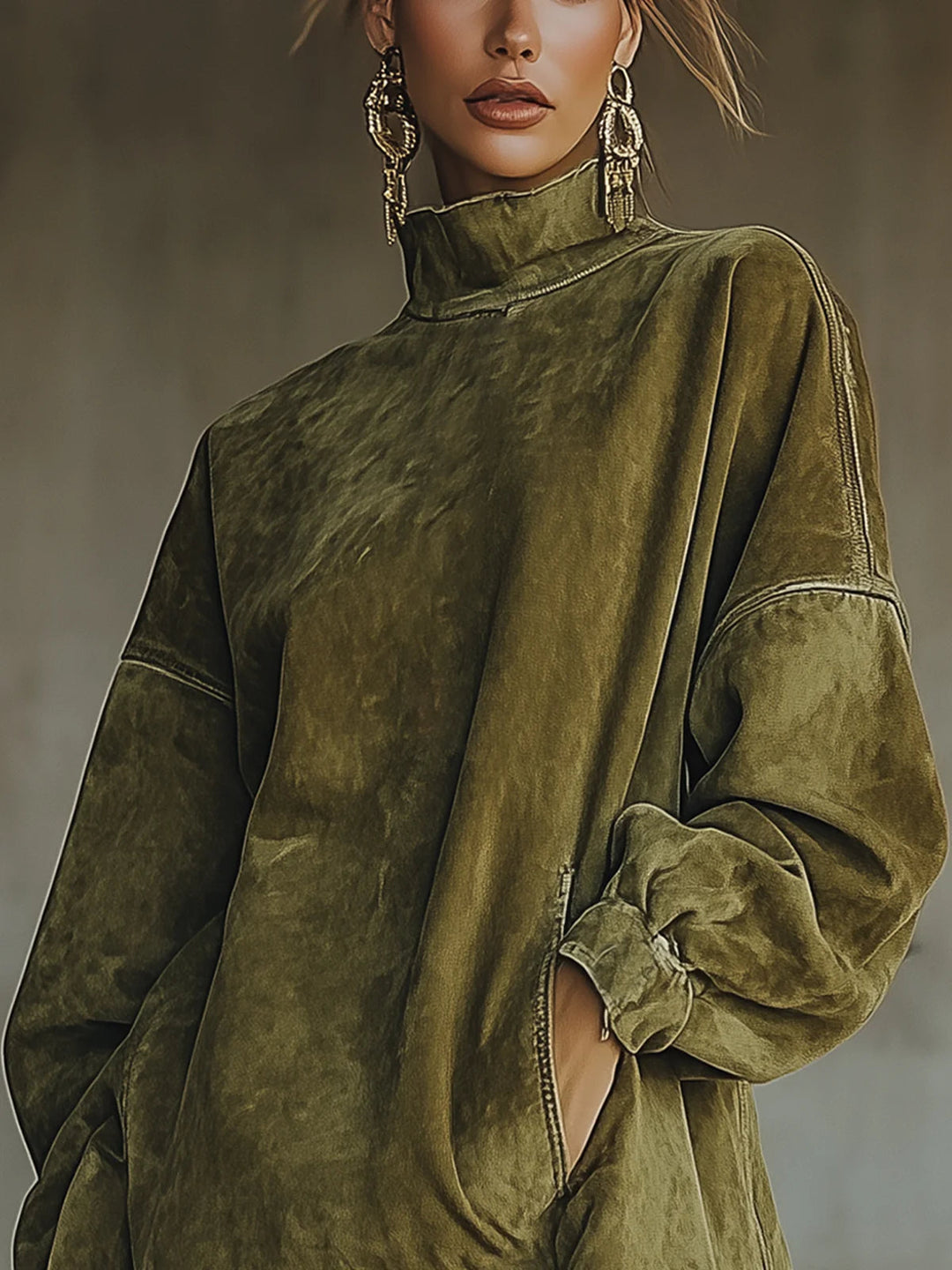 Sheri | Luxuriöses Wildleder-Fransenkleid