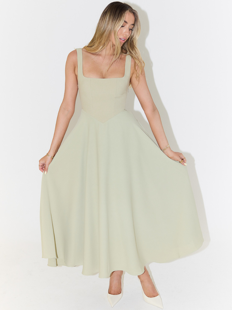 Scarlett™ - Klassisches Midi-Kleid