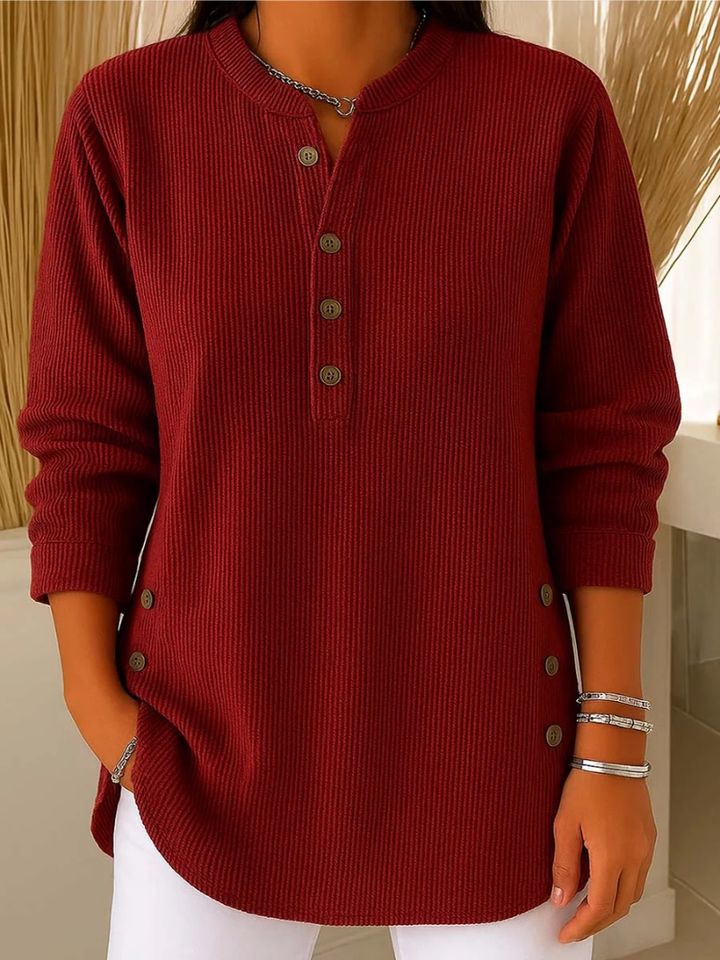 Livia – Pullover mit eleganten Knopfakzenten