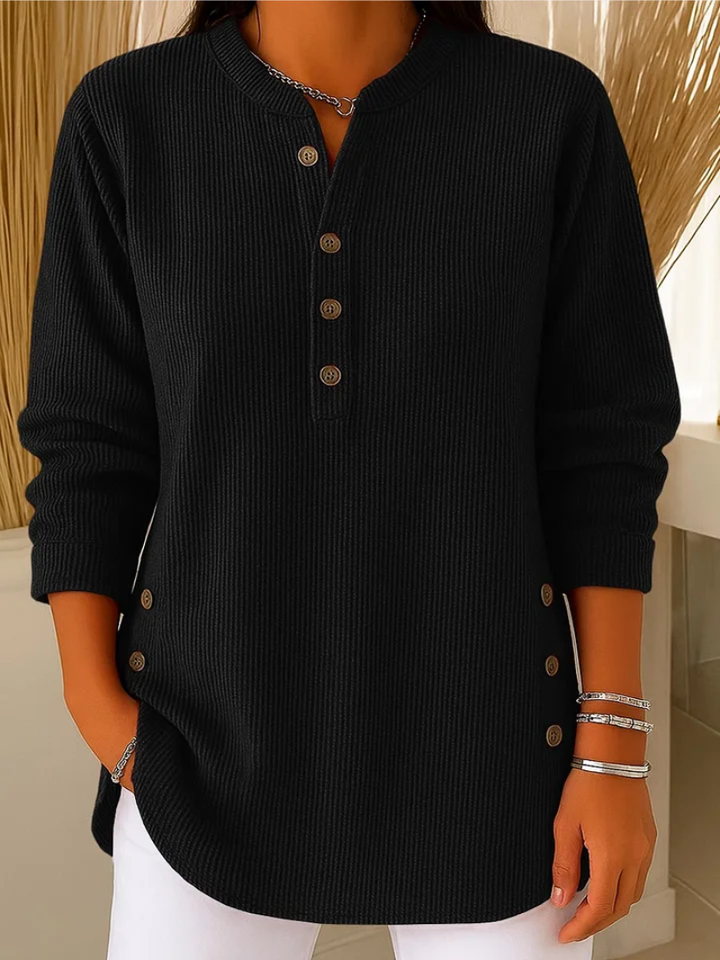 Livia – Pullover mit eleganten Knopfakzenten