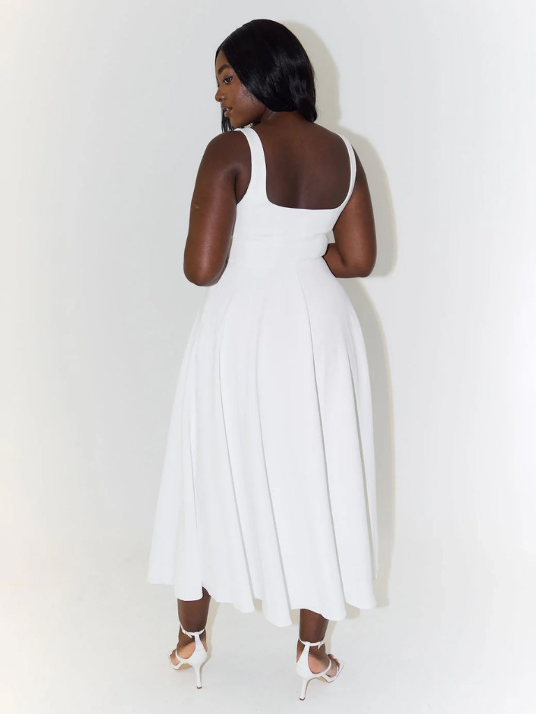 Scarlett™ - Klassisches Midi-Kleid