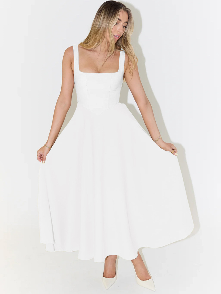 Scarlett™ - Klassisches Midi-Kleid
