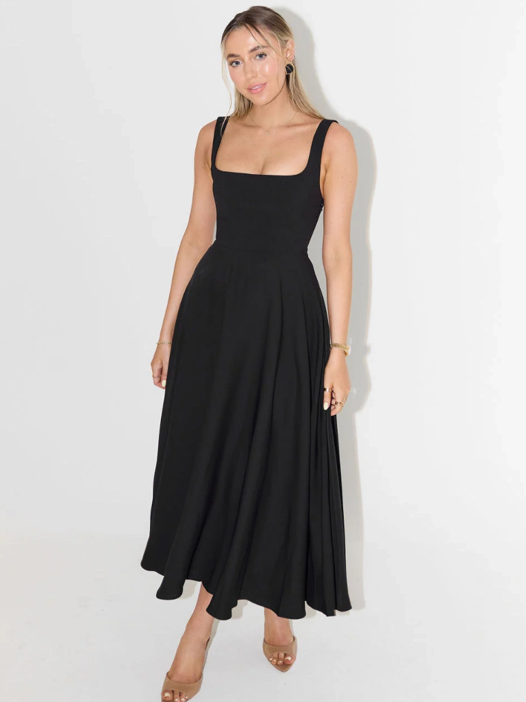 Scarlett™ - Klassisches Midi-Kleid
