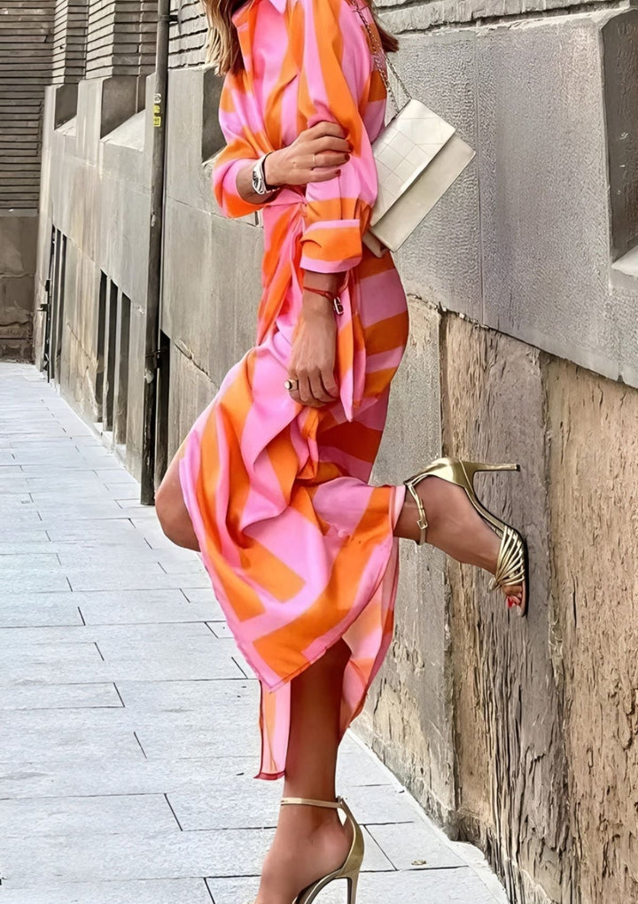 Amalia™ – Zeitloses bedrucktes Wickelkleid