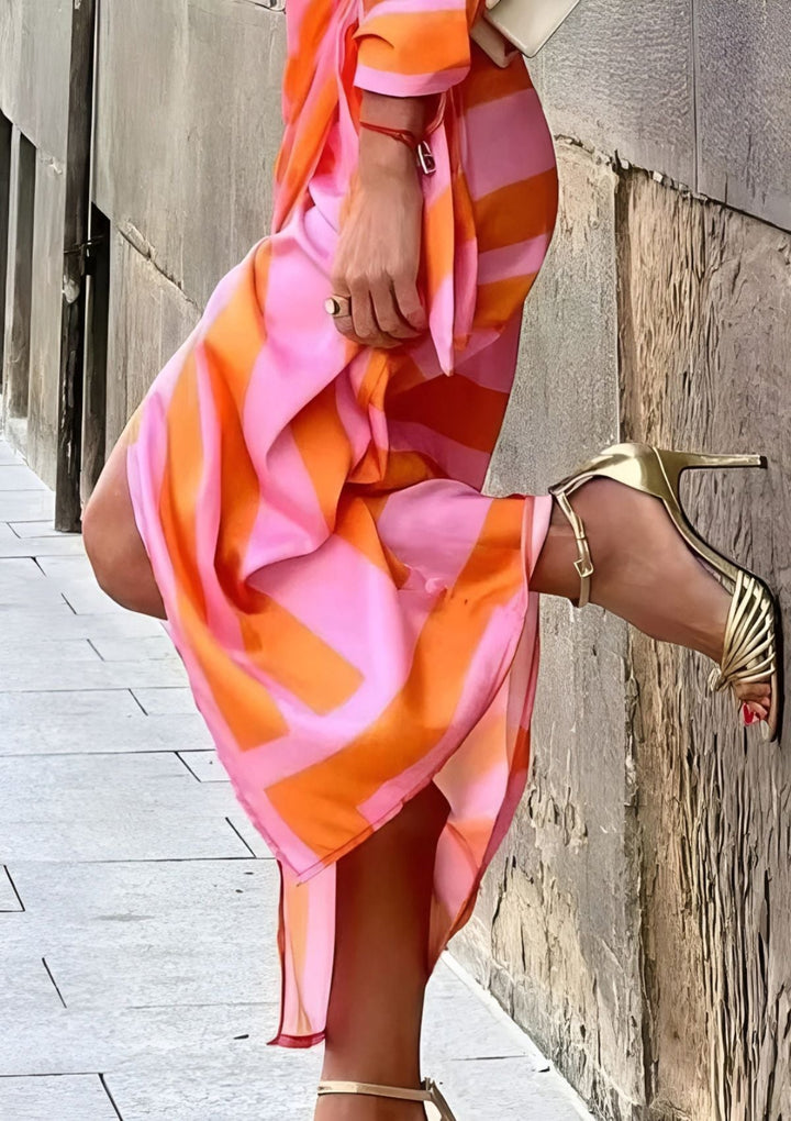 Christiana | Wickelkleid mit Druck