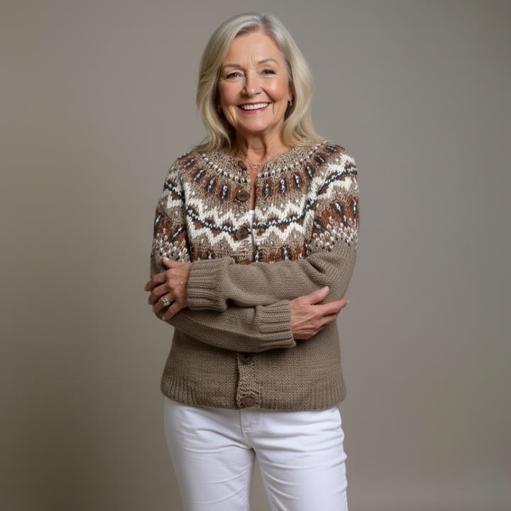 Adeline | Vintage Isländischer Cardigan