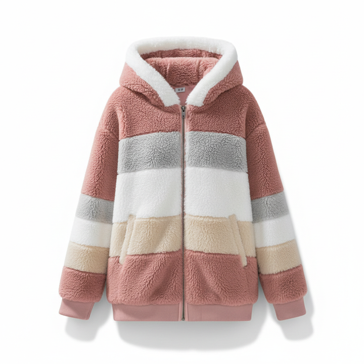 Julia | Oversized Weste mit Kapuze