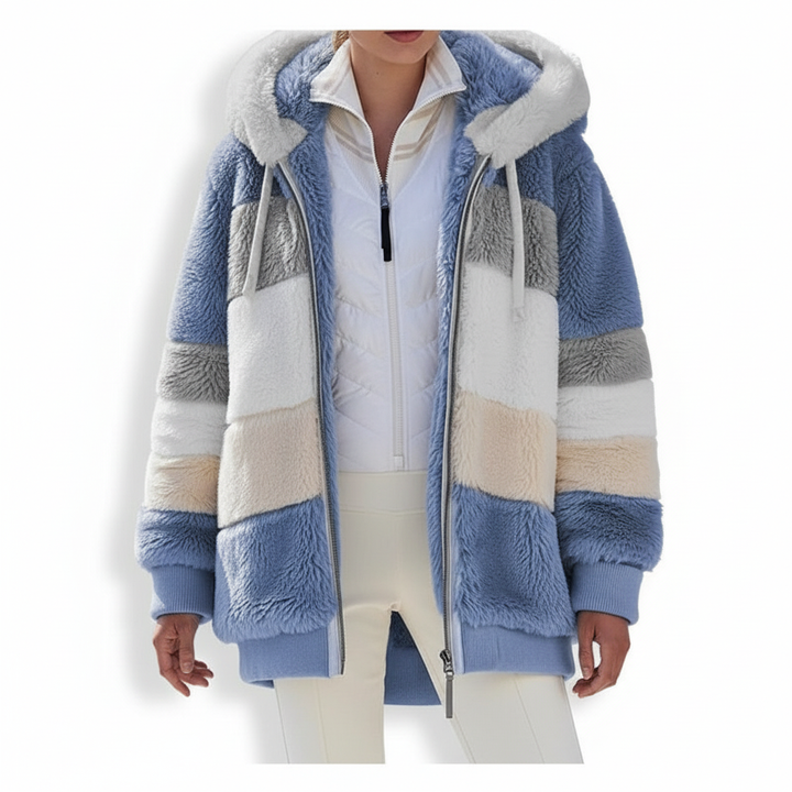 Julia | Oversized Weste mit Kapuze