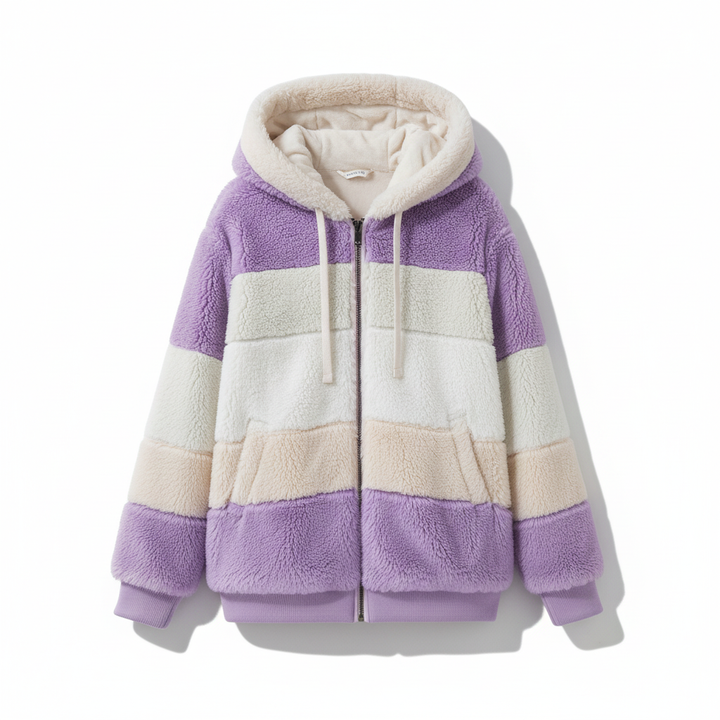 Julia | Oversized Weste mit Kapuze