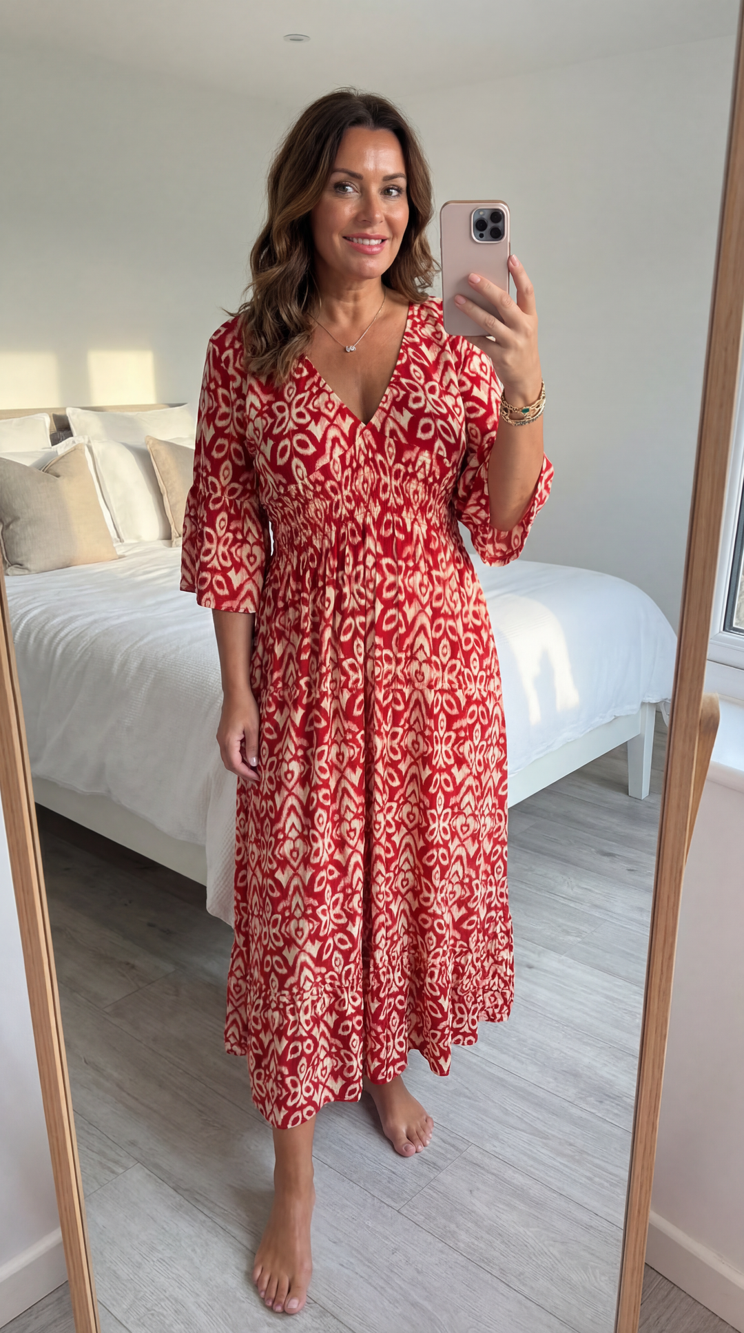 Bohemian Midi-Kleid von Selene