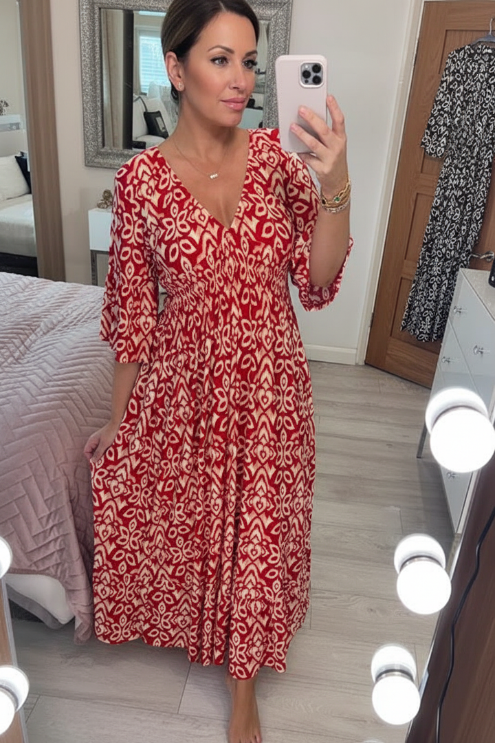 Bohemian Midi-Kleid von Selene