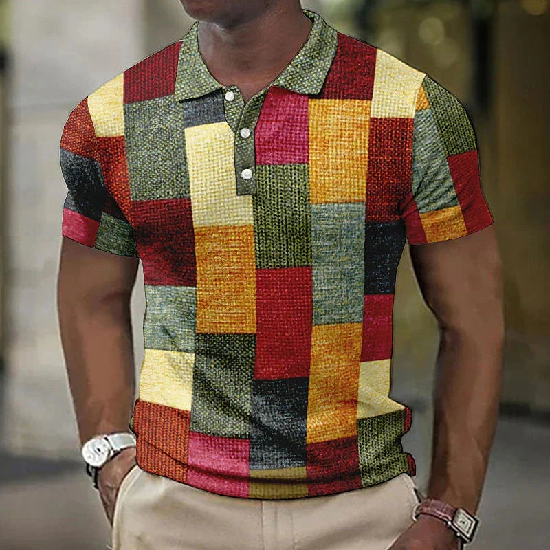 Esben™ - Stilvolles Multicolor Polohemd