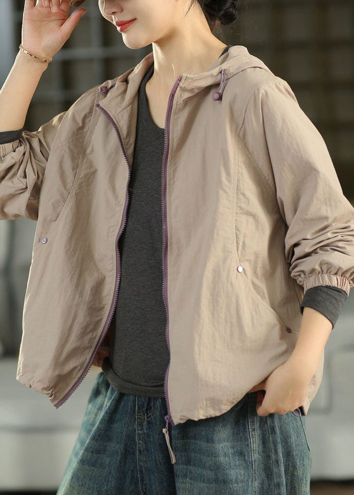 Damen Kapuzenjacke mit Kordelzug und Taschen