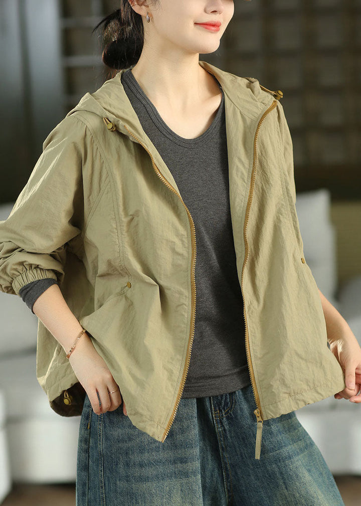 Damen Kapuzenjacke mit Kordelzug und Taschen