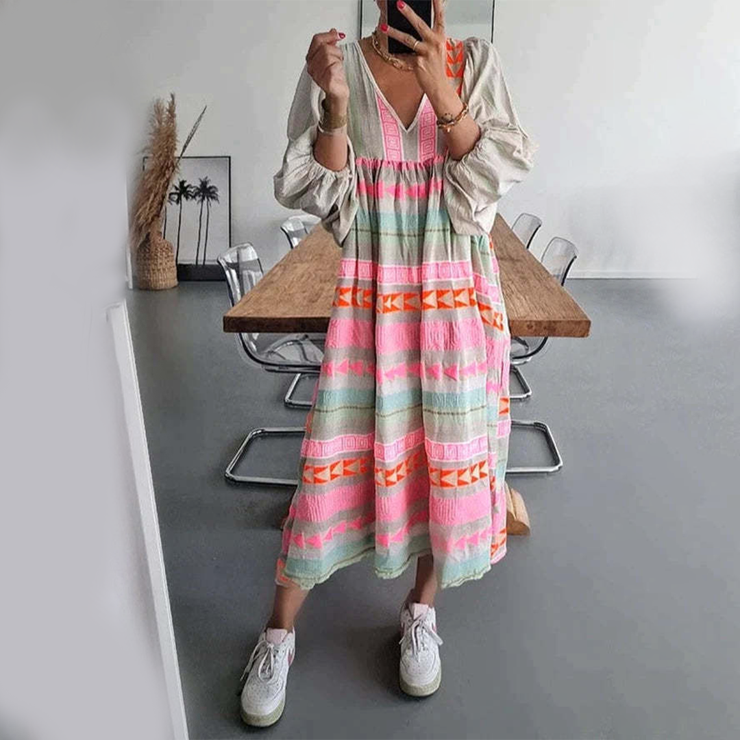 Sabrina™ - Bequemes Boho-Kleid