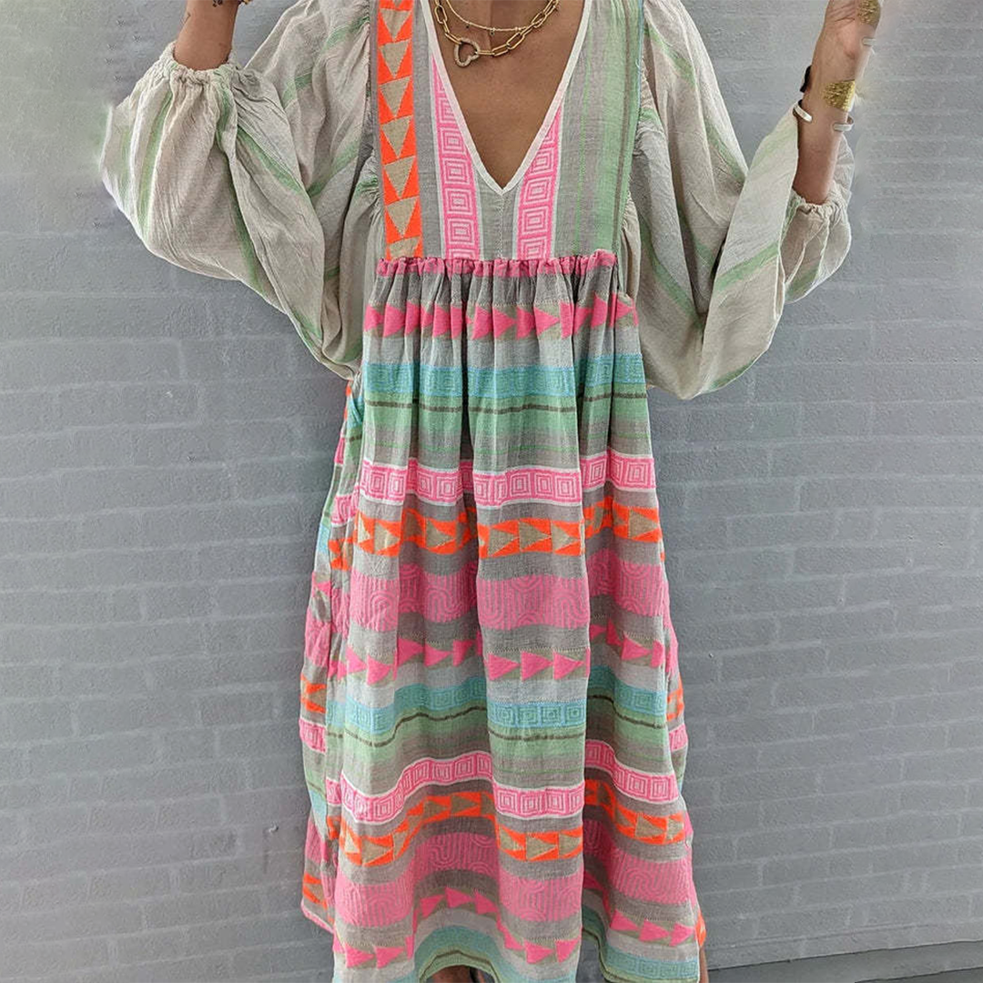 Sabrina™ - Bequemes Boho-Kleid