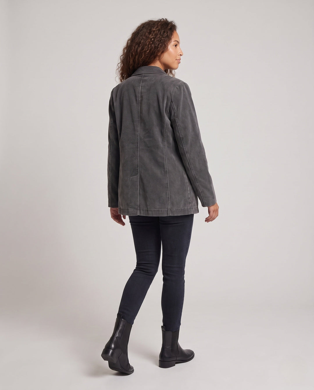 Damen Blazer mit Taschen und Reverskragen