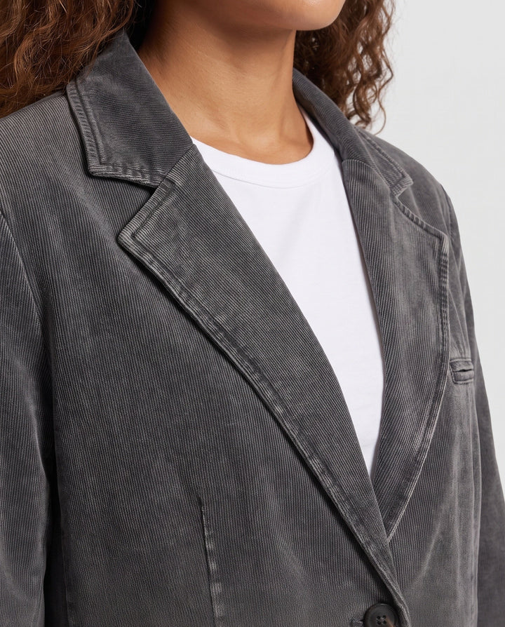 Damen Blazer mit Taschen und Reverskragen