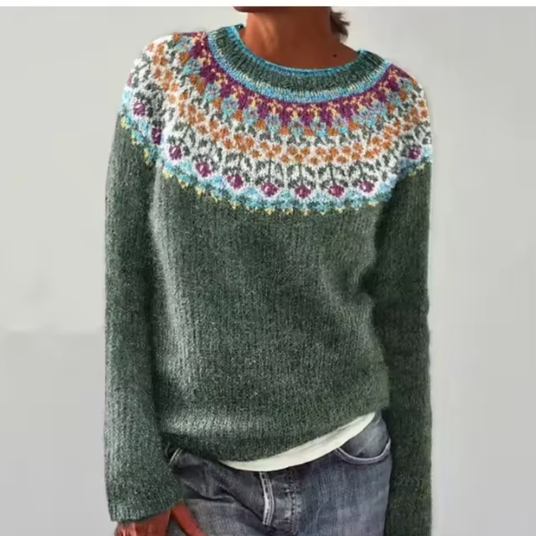 Silvana™ - Gemütlicher Retro-Pullover