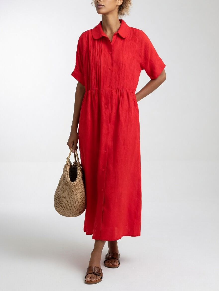 Lysandra™ - Luftiges Sommerhemdkleid