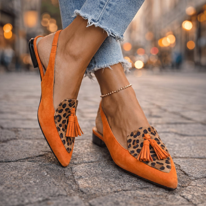 Tassel Akzentierte Strappy Lorena Sandalen