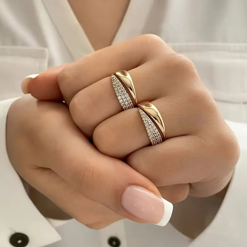 Eleganter Nova Goldring