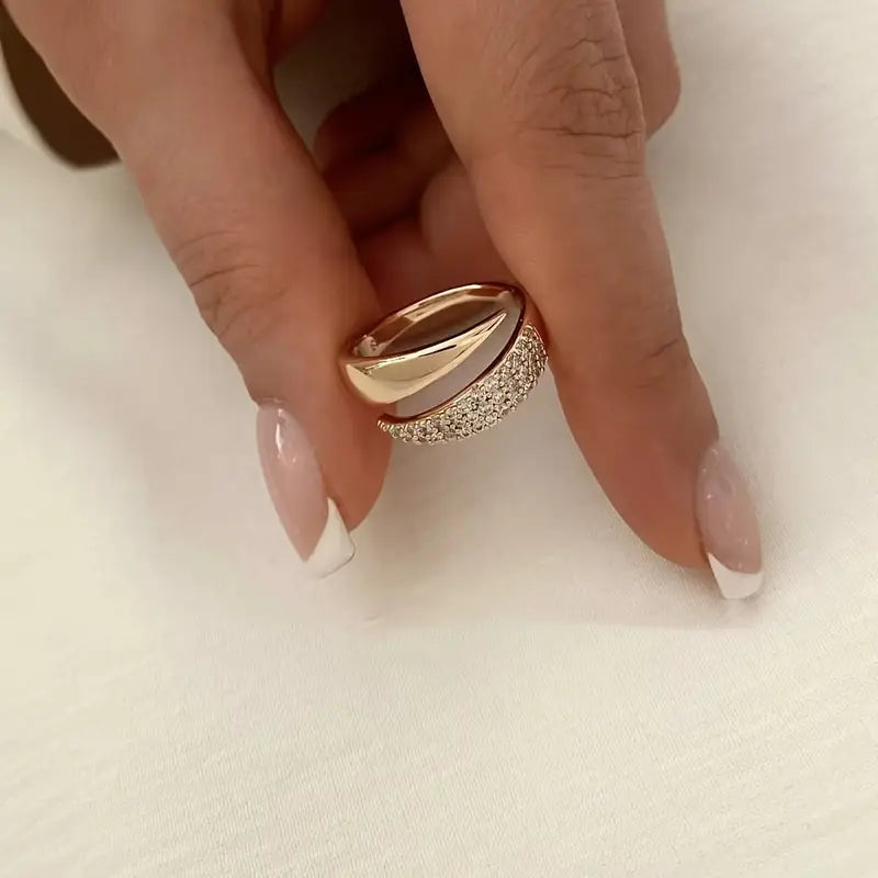 Eleganter Nova Goldring
