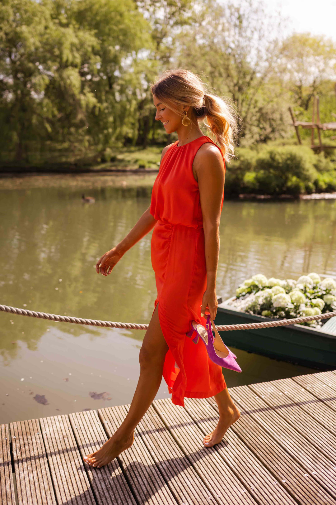 Leonie™ - Sommer Midi Kleid