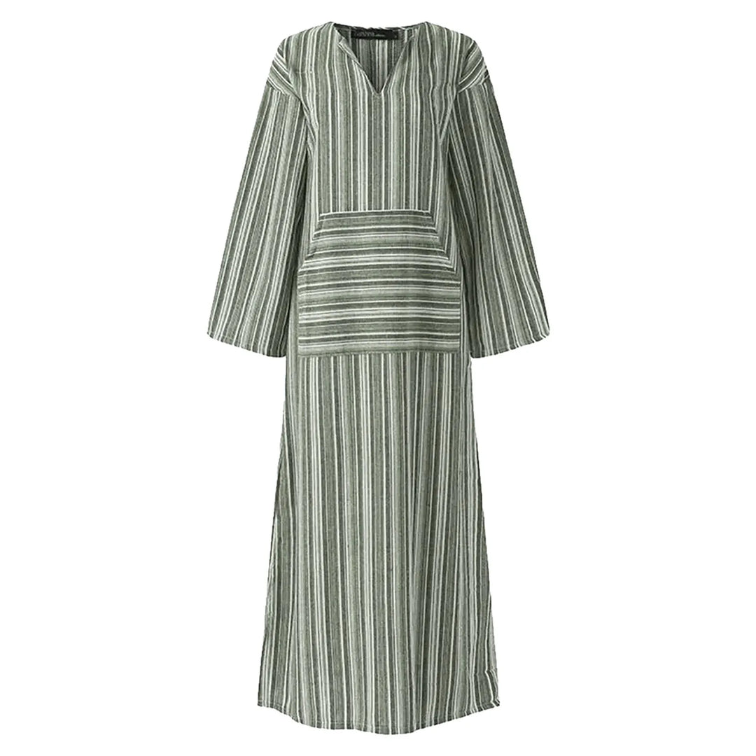 Yvonne - Gestreiftes Maxikleid
