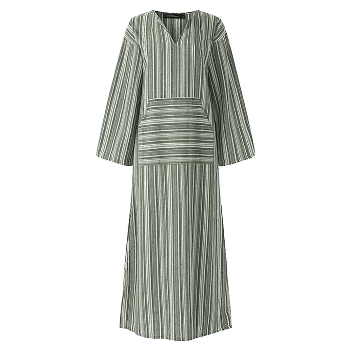 Yvonne - Gestreiftes Maxikleid