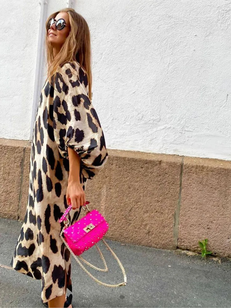 Lisa™ - Leopardprint-Kleid