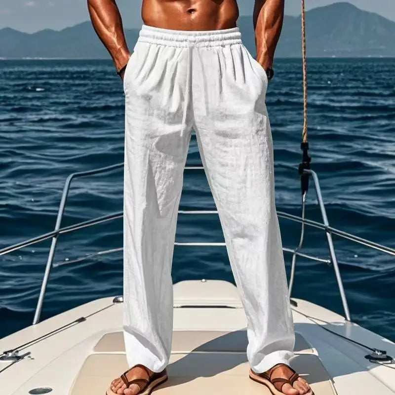 Elyas - Entspannte Leinenhose