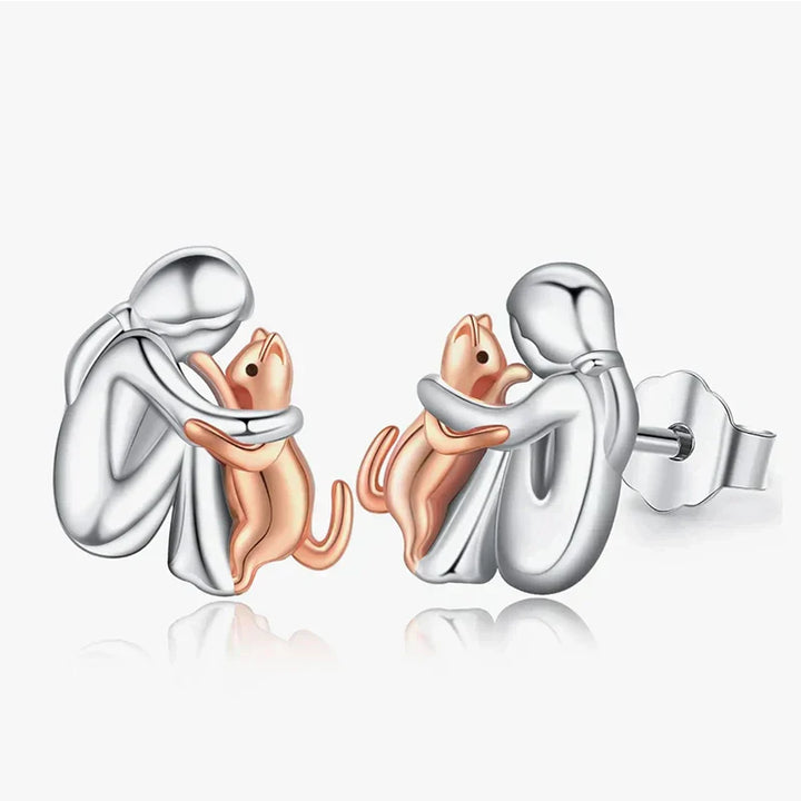 Leila™ Katzen-inspirierte Charm Ohrringe