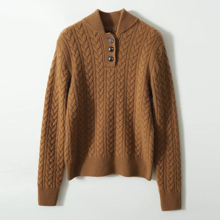 Arden Pullover mit Knopfleiste