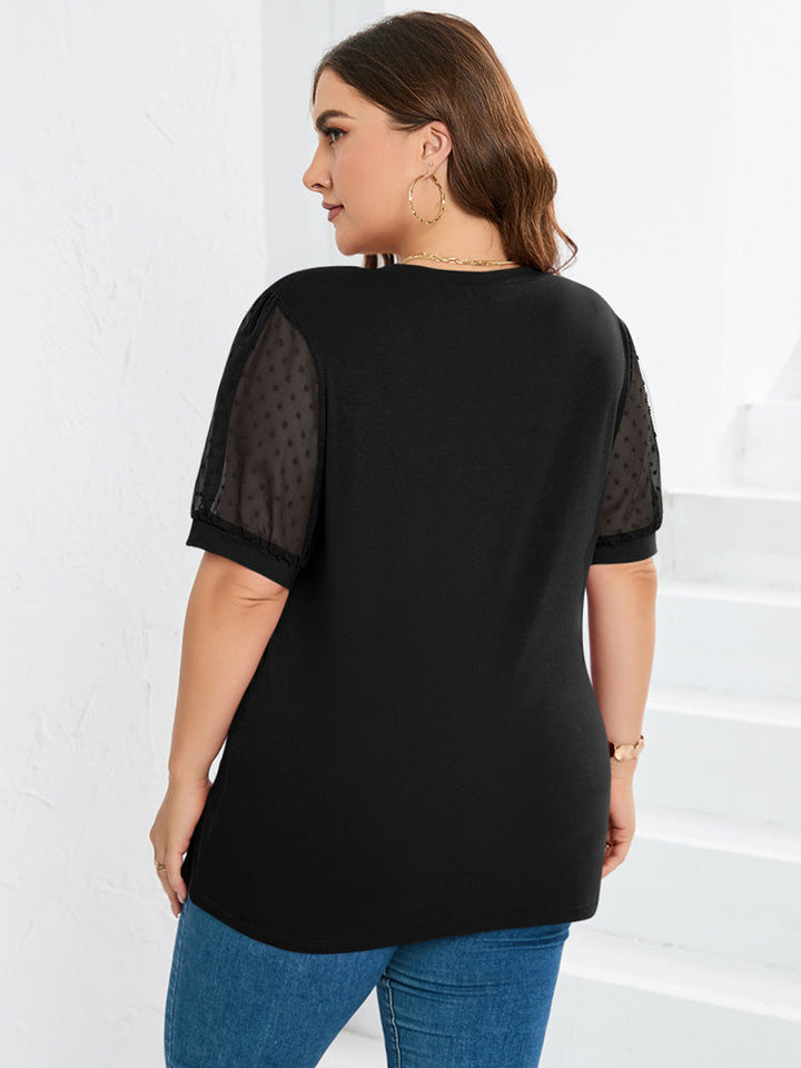 Rhianna™ - Elegantes Puffärmel-Top